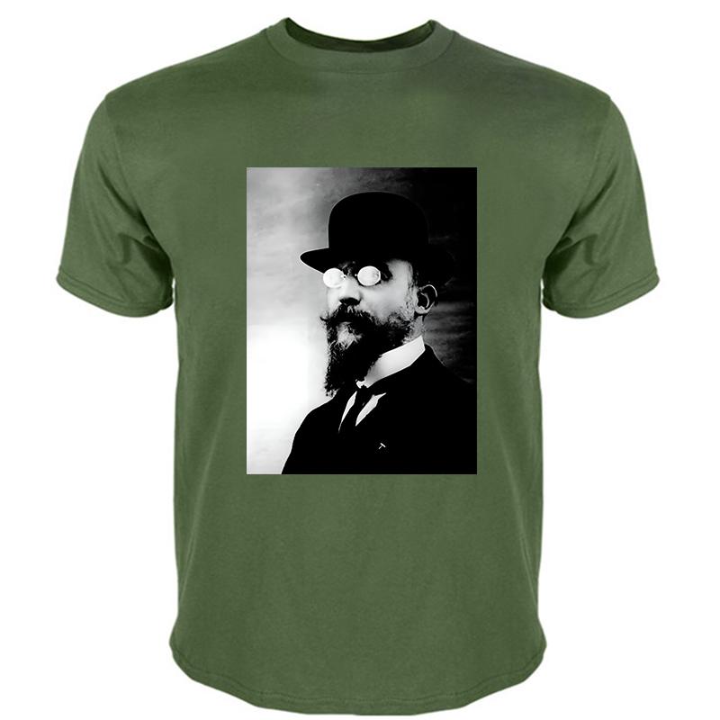 GUOYAN TOP Erik Satie - T-shirt met klassieke muziek, sneldrogend T-shirt, gepersonaliseerde T-shirts voor jongens, T-shirt met dierenprint, slim fit T-shirts voor mannen 4XL