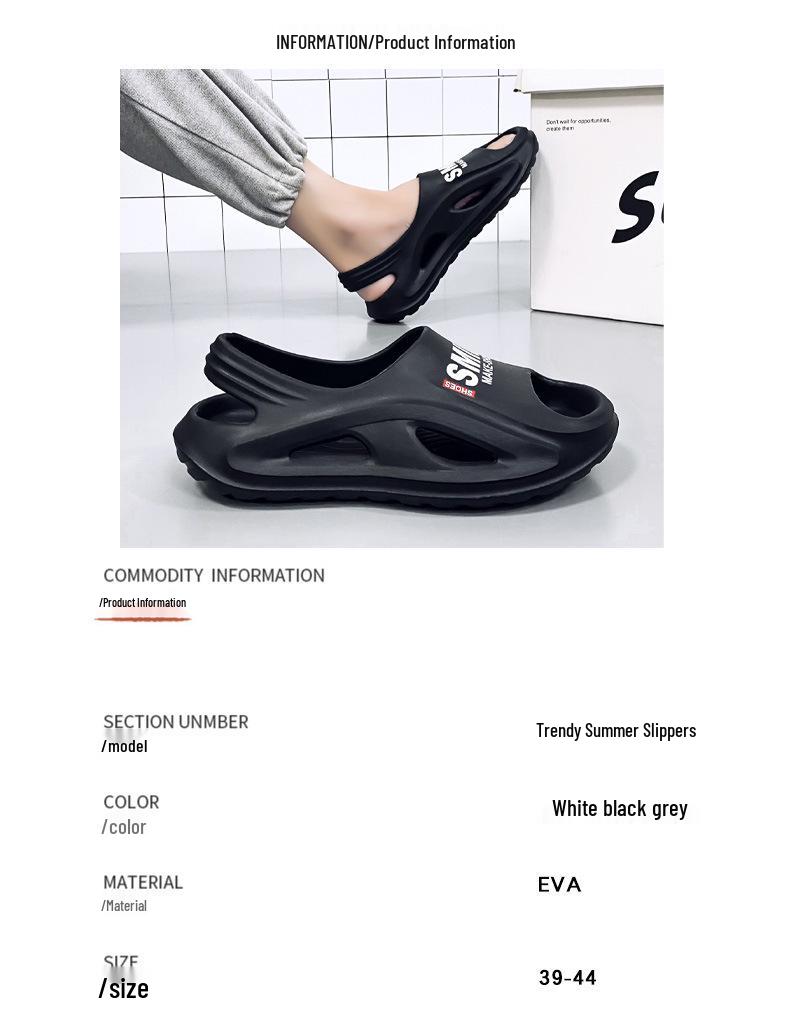 Herren Rutschfeste Trendige Strandsandalen: Sommer 2025 Neuheiten, Modische Outdoor Freizeitslipper
