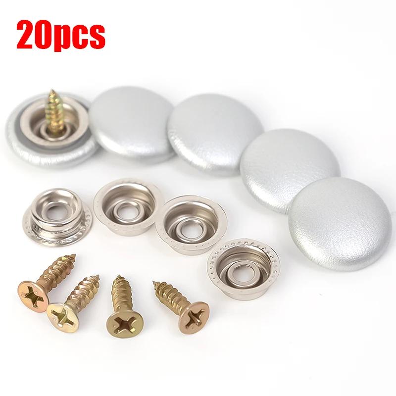 Car Roof Fixing Buckles Screw Set Interior Ceiling Headliner Cloth Repair Screw Cap Pu Rivets Retainer Buckle Accessories