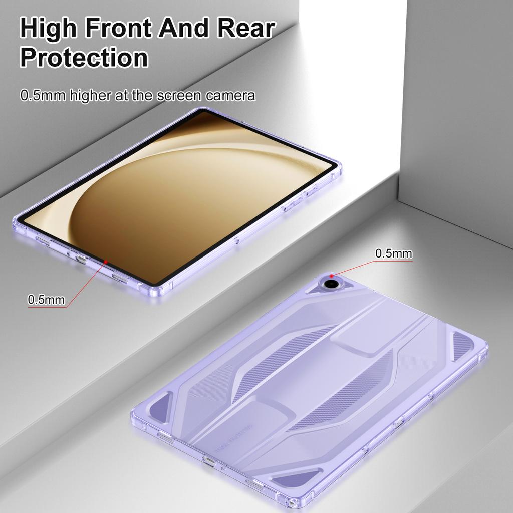 For Samsung Galaxy Tab A9+ Case Anti Drop Clear TPU Tablet Cover
