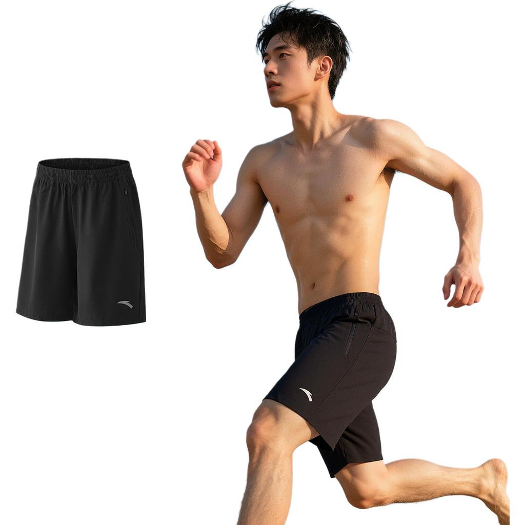 Anta Beach Shorts Men's Black 1825332423-1