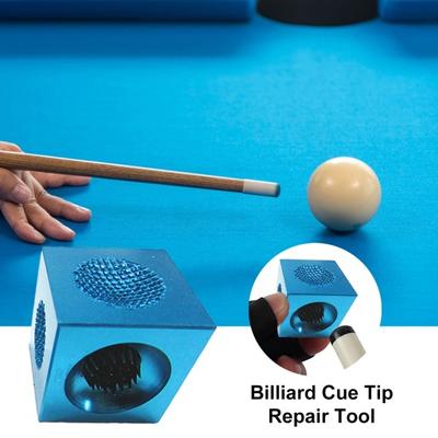 Cue Tip Grinder Billiard Pool Stick Shaper 3 Concave Surface Scuffer Burnisher Cue Tip Repair Tool Pool Cue Stick Accessories