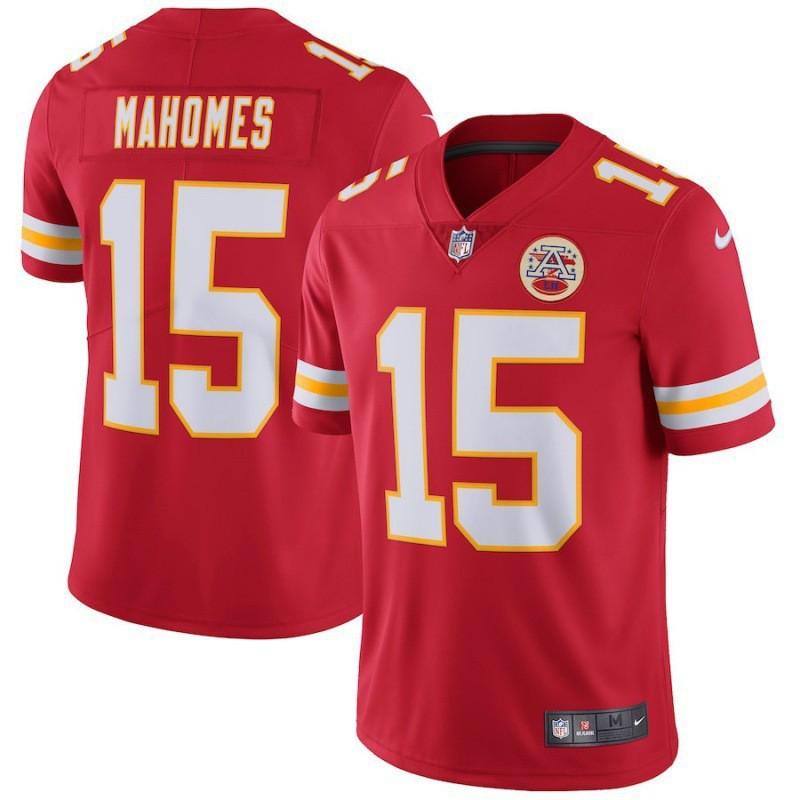Herren Kansas City Chiefs Mahomes II Legacy NFL Fan T-Shirt - Kurzarm Lockerer Schnitt Baumwollmischung Hemd