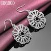 925 Sterling Silver Pendant Earrings Fashion Wedding Jewelry