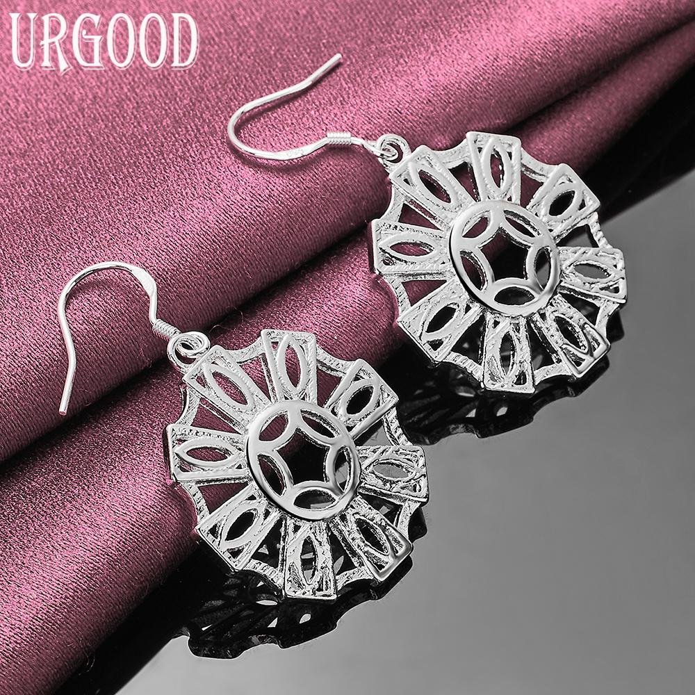 925 Sterling Silver Pendant Earrings Fashion Wedding Jewelry