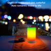 AMZ LED Night Lamp Brightness Adjustable Memory Function Fingertip Control Symphony Mode Rechargeable RGB Color Change Night Light Hanging Lantern