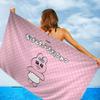 Kawaii O-Opanchu Usagi Beach Towel Cartoon Cute Summer Kids Large Bath Pool Beach Towel Microfiber Absorbent For Swimming Travel