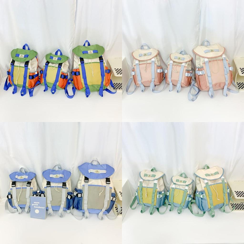 Kids Minimalist School Bag Made Of Durable Oxford Cloth For Elementary Use