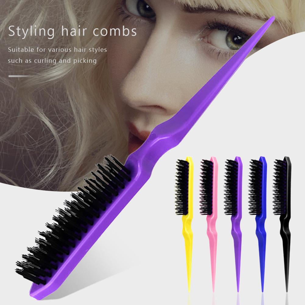 Hair Comb Professional Fluffy Hair Brush Salon Hairdressing Combs Slim Line ABS Teasing Back Hair Styling Tools Hairbrush
