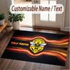 Custom Rug Watford FC Pattern Print Name Text Soft Non‑Slip Floor Carpet for Home Indoor Decoration