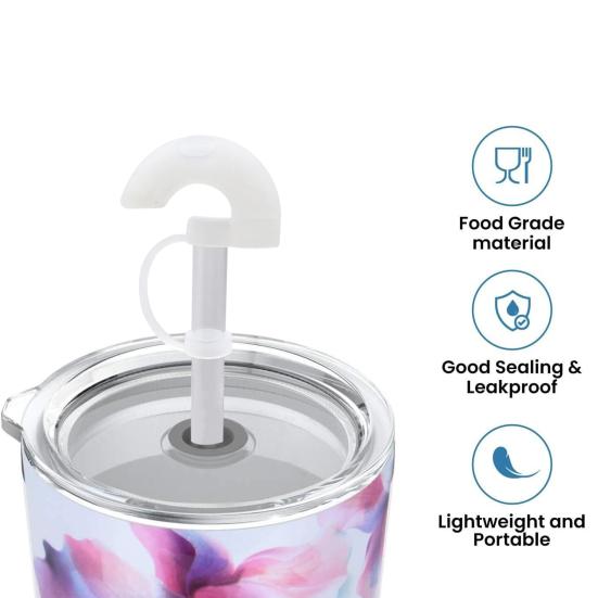 3/6 buc dopul de paie antirid, cu deschidere unghiulară de 40 de grade pentru băutură ușoară Reduce ridurile din gură Accesoriu pentru paie din silicon