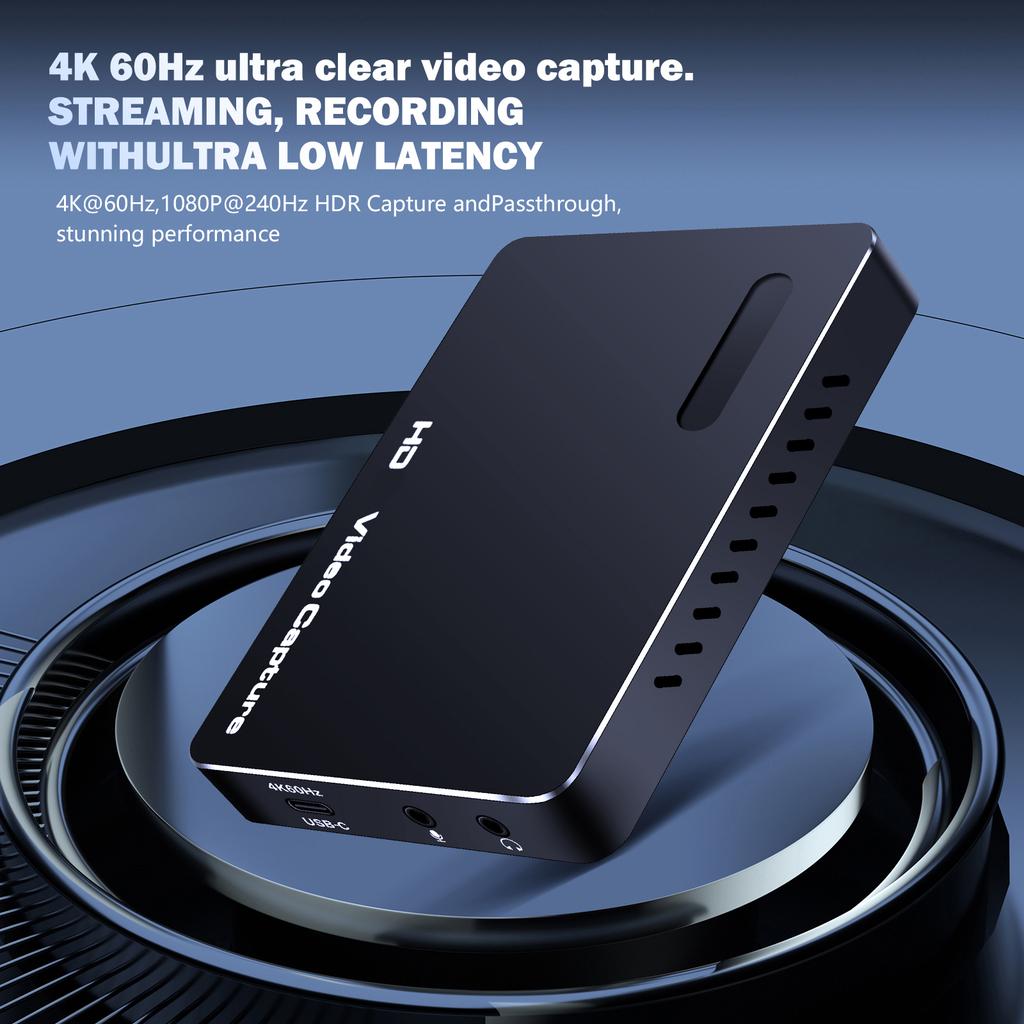 HDTV Video Capture Card Usb-C3.1 High Refresh Rate Dslr Tablet 240Hz High-Definition Capture RGB Live Streaming Accessories Ps4