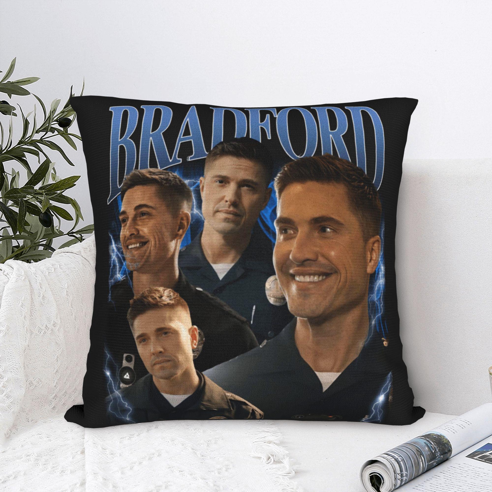 Shunika Chen Unisex Tim Bradford Pillowcases Funny Pillow Case For Sofa Bedroom Home Decor Square Pillow Cover