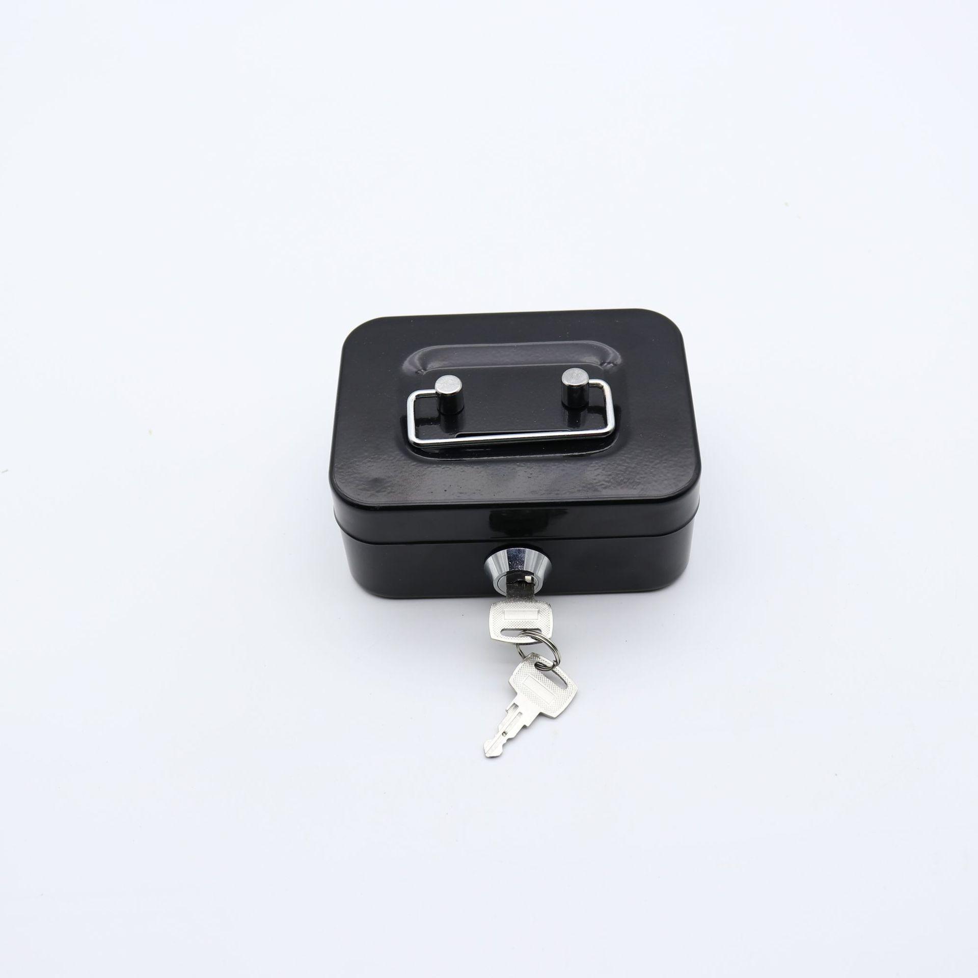 Creative portable piggy bank, storage box, small size, with key, storage box, change box, lockable piggy bank