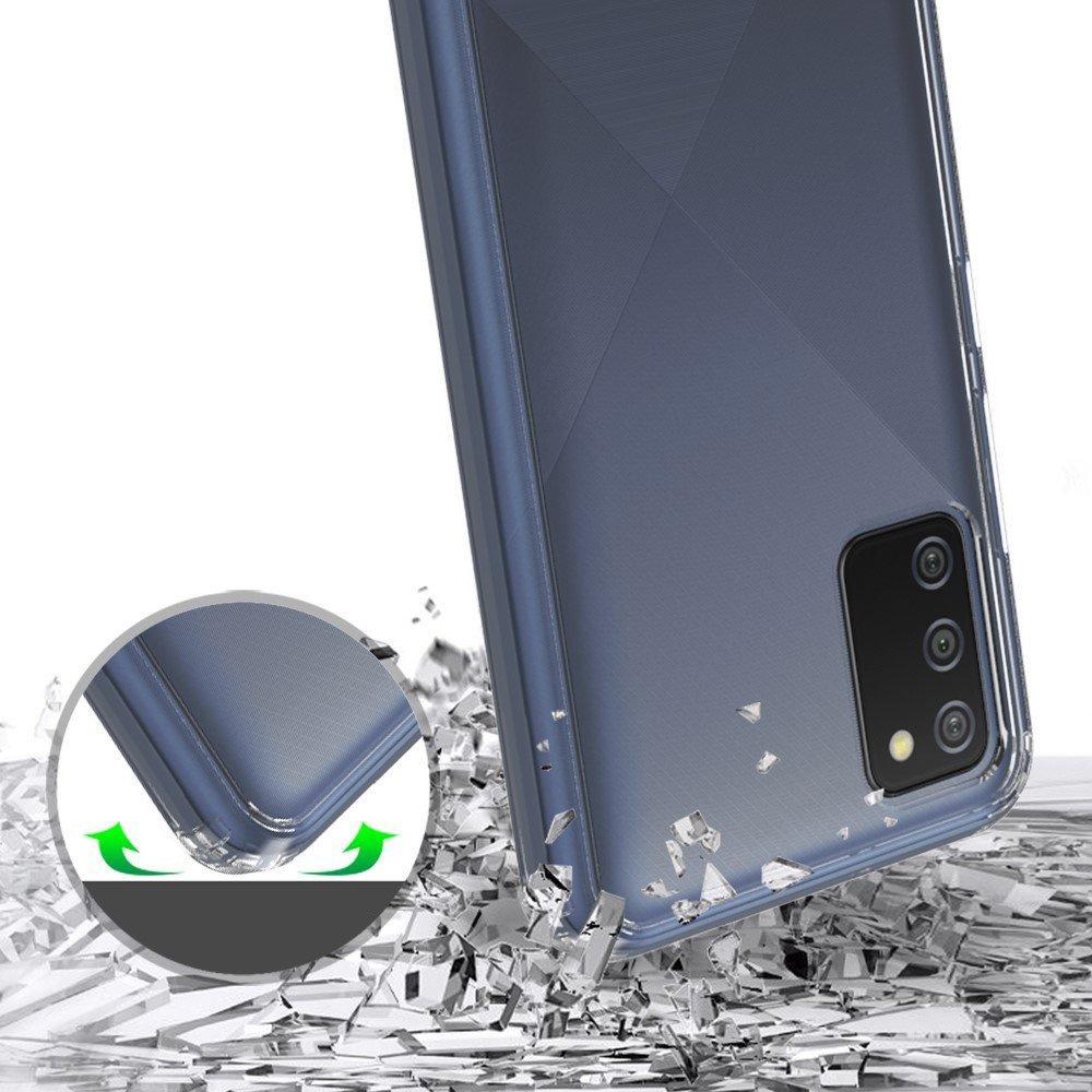 Case for Samsung Galaxy A02s, Fusion Hybrid, transparent