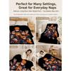 Six Paths Pain Cartoon Printed Blanket Allseason Fleece Blanket For Bedroom Sofa Bed Home Decor Memorial Gift