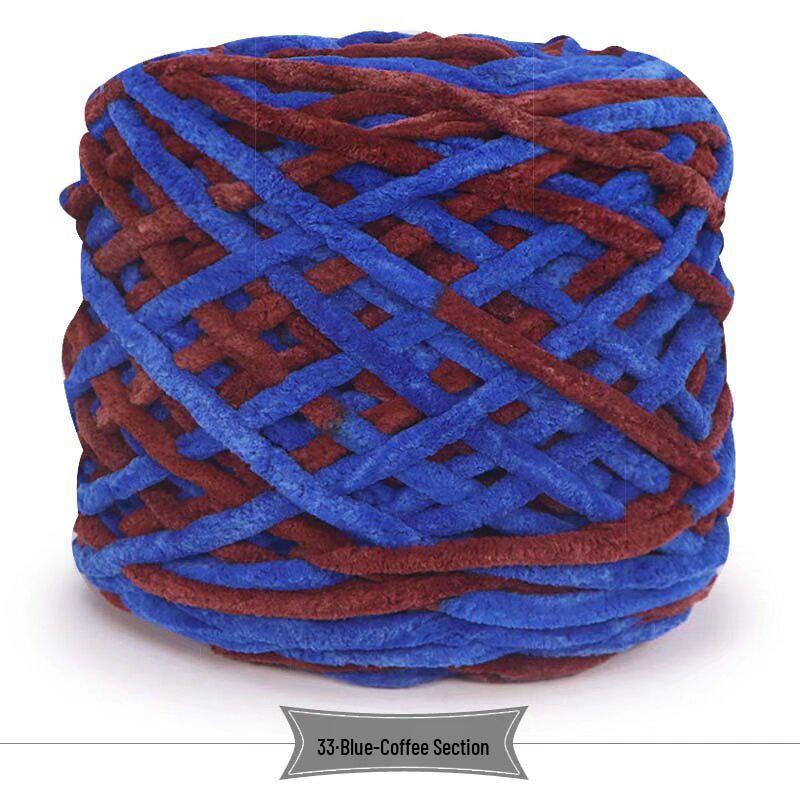 3.3 Große Eiswollknäuel für handgestrickte Häkelschuhe & zum Weben von Schals - Dicke Wolle für Damen & Herren
