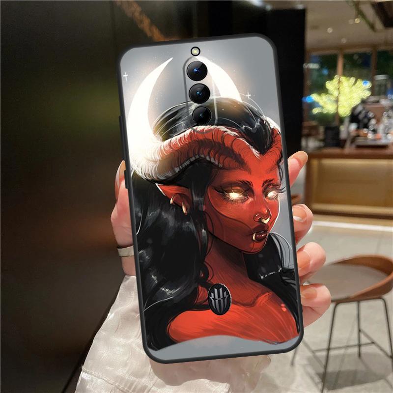 Devil Woman Case For ZTE Nubia Red Magic 11 10 9 8 8S 9S 10S Pro Plus 6 7 6S 7S For RedMagic 10 Air Cover