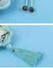 Peace Amulet Embroidery Kit: Beginner's DIY Cross Stitch Sachet Pouch