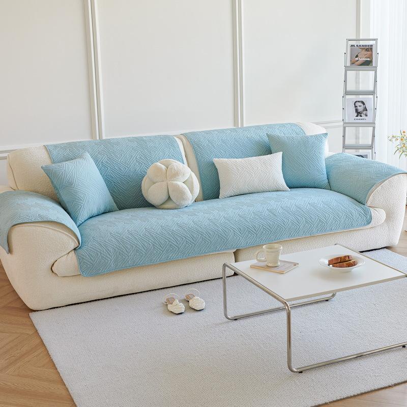 

Cotton Sofa Cushion, Universal In All Seasons, Non-Slip Washed, Pure Cotton New Simple Seat Cushion Cover Cloth, Sofa Cover Towel 70*70cm