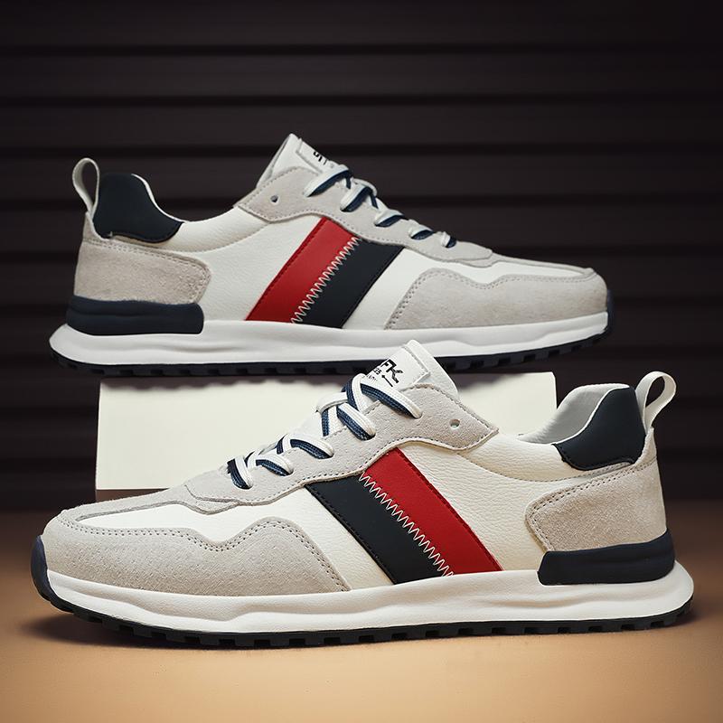 

New Men s Shoes Casual Sneakers Men Wear-resistant Outdoor Forrest Gump Shoes For Men Jogging Leather Shoes 39