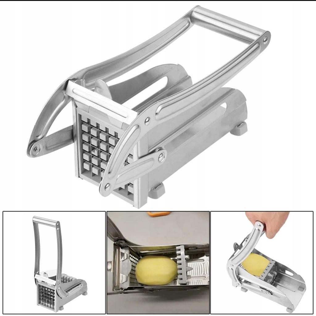 French Fries Machine Potato Slicer Steel 2 Blades