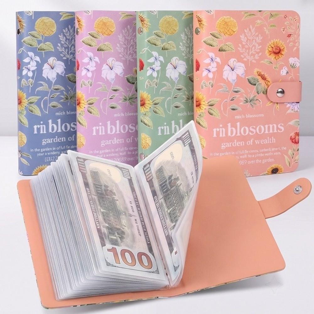 A6 Cash Budget Binder Double-Sided Pocket Cash Budget Savings Book Household