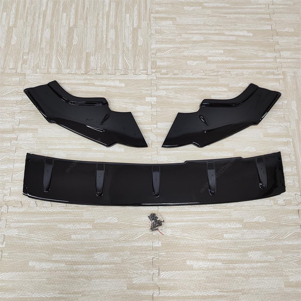 ABS Front Bumper Lip Spoiler Splitter Diffuser Canards Bodykits For VW Golf MK7 7.5 GTI GTD GTE R R-Line 2012-2020 Maxton Style