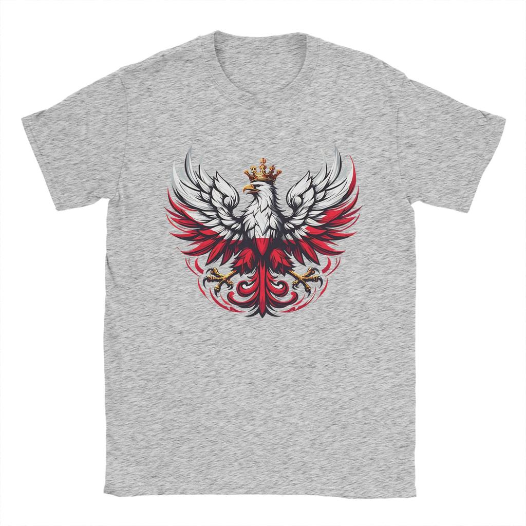 Poland Polska Polish Flag Tshirt Summer Streetwear Tshirts Pure Cotton Leisure Tee Shirt For Unisex Short Sleeve Casual Tees