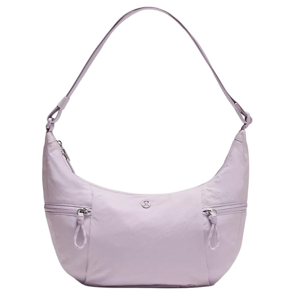 

Lululemon 6L Fashion Simple Nylon Shoulder Bag Women bags Purple LU9CACS-FTLV Light Lavender