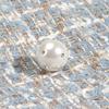 Pearl Diamond Button Women'S Shirt High-End Button Accessories Versatile Round Sweater Shirt Cardigan Small Button