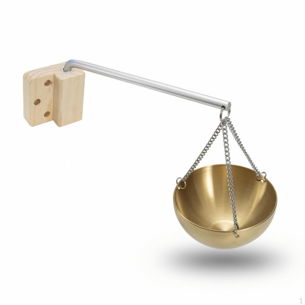 Sauna Bowl Stainless Steel Oil Holder HeatResistant Hanging with Chain for Steam Room,