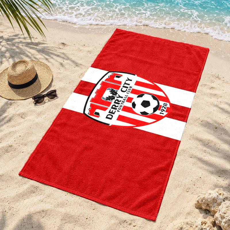 Derry City Microfiber Beach Towel Quick Dry Sand Free Lightweight Beach Towels for Travel Swimming Camping