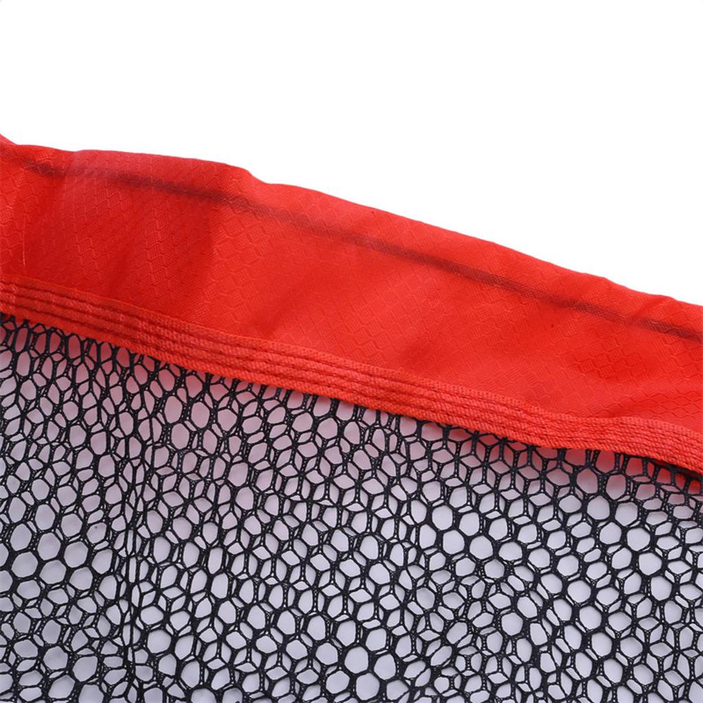 Fish Mesh Pouch Folding Fishing Gear Thickening Small Grid Nets Live Fish Nets Bag Bundle Mouth Net Bag Fishing Supply