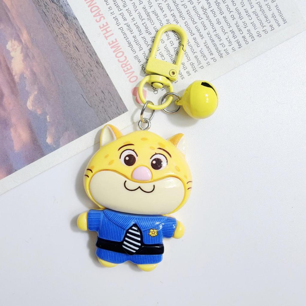 Cartoon Animal Keychain Pendant: Cute Charm for Backpack or Bag, Perfect Gift for Friends