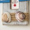 Vintage Holz-Küsten-Wandthermometer Nautische Fisch-/Leuchtturm-/Segelboot-/Hüttenform-Temperaturanzeige für Wohnzimmer, Schlafzimmer, Hotel, Flur, Wand