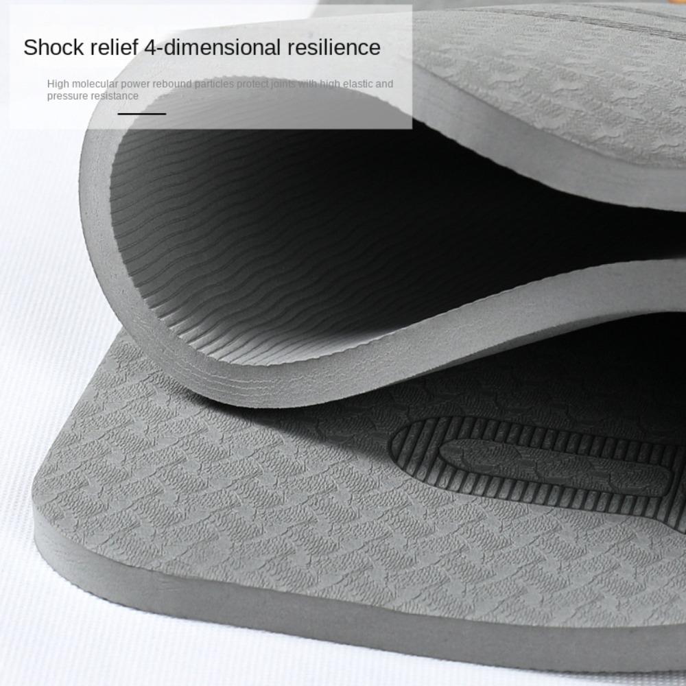 Non Slip Yoga Fitness Mats Cushioning Skipping Mat Fitness Carpet Jump Rope Mat  Yoga