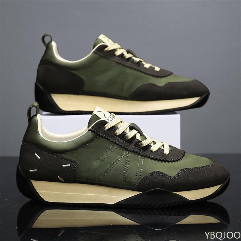 

Мужская уличная обувь Новая повседневная спортивная обувь из парусины против скольжения Уличный тренд Мужские вулканизированные туфли для работы Плоская подошва Повседневная универсальная 39 армия зеленый