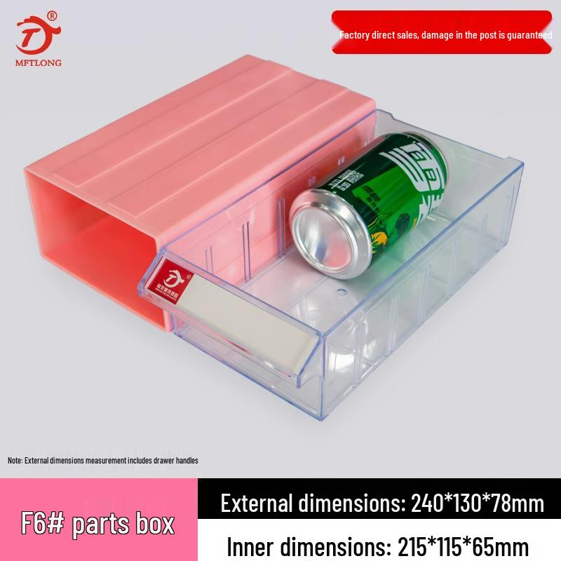 Desktop Drawer-Type Organizer Box, Thickened Storage Cabinet for Components and LEGO Bricks