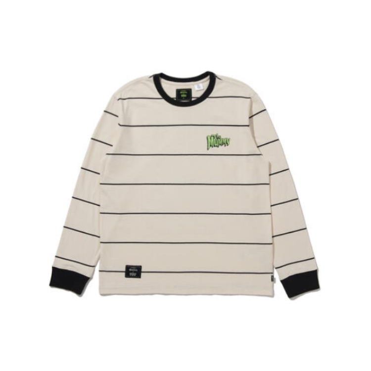 

Коллекция одежды Levis X Universal Monsters Пуловер в полоску мужской свитшот Белый A36890000 XS