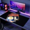 Olympique Lyonnais Football Team Mouse Pad, Large Gaming Desk Mat, Non-slip XXL Mousepad for Laptop & Tablet, Mini PC Playmat with Stitched Edges