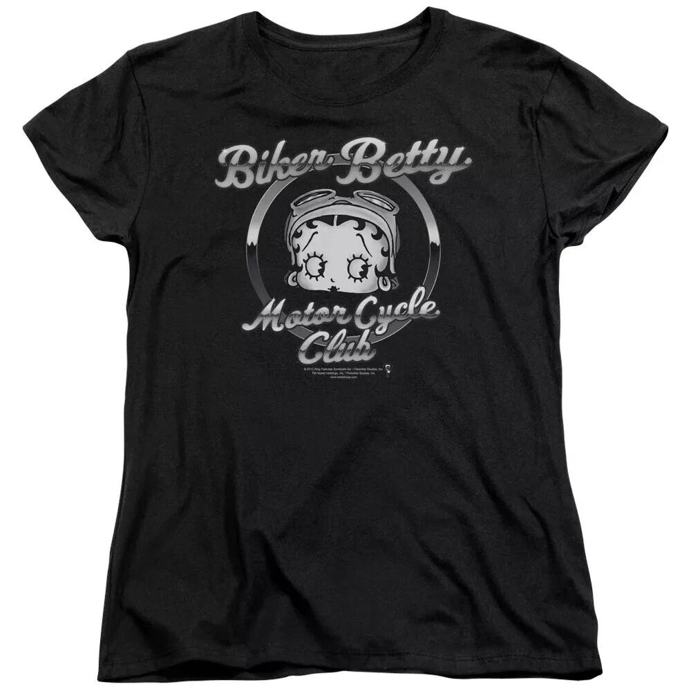 

Betty Boop Chromed Logo Women s T-Shirt XL