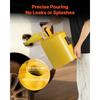 VEVOR Safety Can, 19 L Type I Yellow Safety Can for Diesel with Stainless Steel Flame Arrester, Self-Closing Lid, and PE Funnel