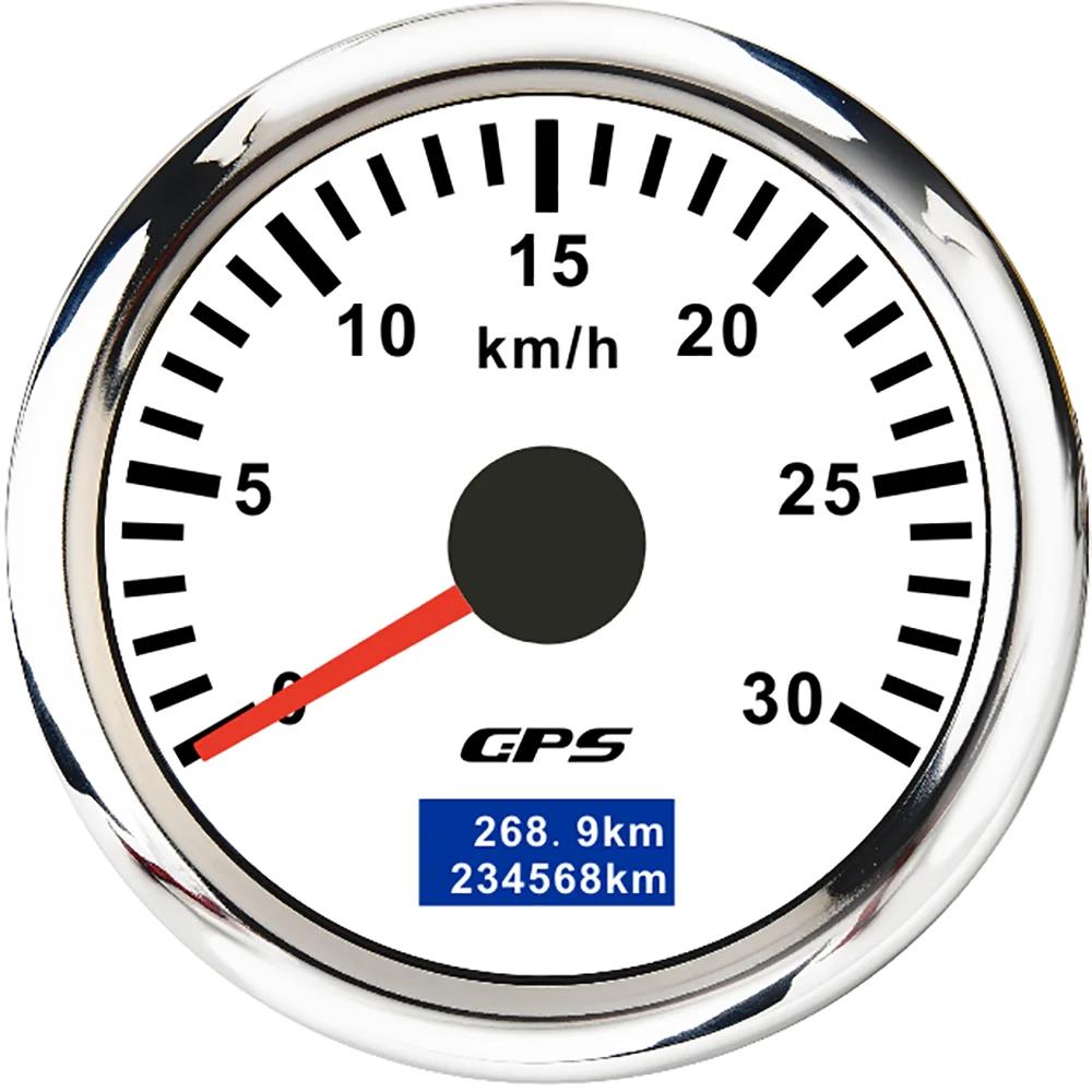 30/60/80/120/200 Km/h GPS Speedometer 52MM Car Truck Speed Gauge Meter With GPS Antenna With 7 Color Backlight 9-32V