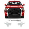 For Toyota Tundra -2024 2 Pcs Car Headlight Protective Film Transparent Smoked Black TPU Sticker