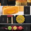 Moon Cake Mold Press 4 Pieces With Patterns Reusable Maker Cookie Mold Cake Making Supplies For Mid-Autumn Festival Holiday