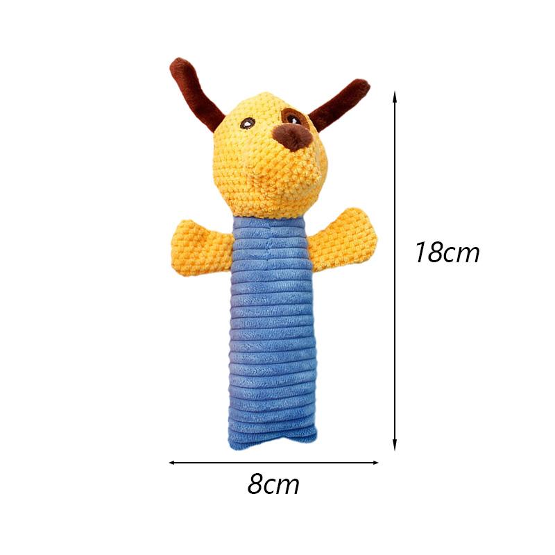 

Plush Pet Chew Toys for Small Medium Dogs Squeaky Puppy Dog Toy Teeth Clean French Bulldog Poodle Pug Animals Pets Accessories As the picture