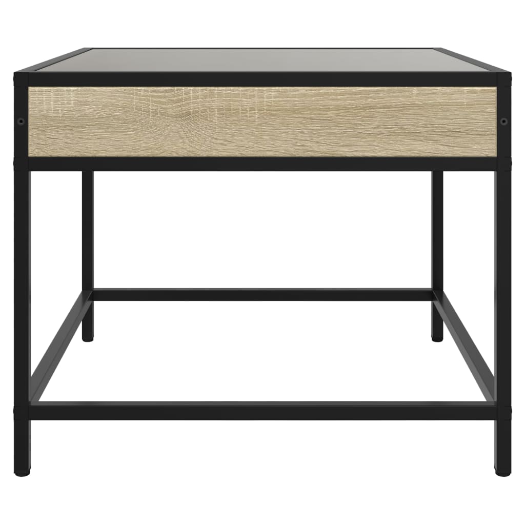 Infinity LED Coffee Table in Sonoma Oak 70 x 50 x 41 cm