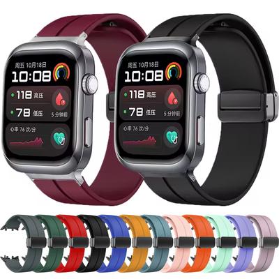Miękka Silikonowa Opaska na Nadgarstek Dla Huawei Watch D2 Magnetyczna Wygodna Wymienna Pasek Dla Huawei Health Watch D2 Sportowa Opaska