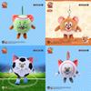 Tom And Jerry Tennis Baseball Basketball Plush Keychain With Rebound Soft Material For Kids And Fans